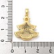 Рождественские латунные подвески с микропаве из фианита KK-H468-03B-01G-3
