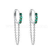 S925 серьги-кольца из стерлингового серебра TY5498-4