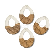 Люминесцентное свечение в темной подвеске из дерева и смолы WOOD-H104-15