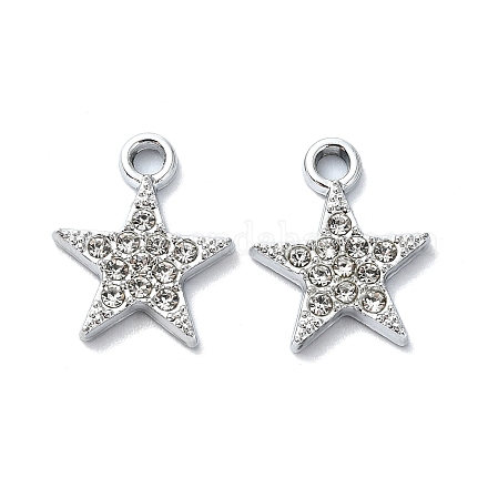 Подвески из сплава и страза RB-P037-01P-03-1