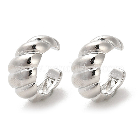Серьги-манжеты из латуни EJEW-L270-001P-1