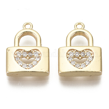 Латунные микро проложить кубического циркония подвески KK-R136-043-NF-1