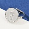 304 Stainless Steel Finger Rings, Stainless Steel Color, Sea Horse, 15x15mm