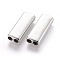 Non-Tarnish 304 Stainless Steel Multi-strand Links, For Leather Cord Bracelets Making, Rectangle, Stainless Steel Color, 29x11x6mm, Hole: 4mm