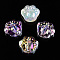 Transparent Acrylic Beads, Cat Paw, AB Color, Mixed Color, 15x13x10.5mm, Hole: 2.7mm