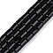 Natural Obsidian Beads Strands, Column, 7.5~8.5x5~6mm, Hole: 1mm, about 45~46pcs/strand, 14.69~15.04 inch(37.3~38.2cm)