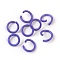 Iron Jump Rings, Open Jump Rings, Mauve, 17 Gauge, 8~8.5x1.2mm, Inner Diameter: 5~6mm