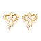 Brass Micro Pave Cubic Zirconia Pendants, Heart Charms, Long-Lasting Plated, Nickel Free, Real 18K Gold Plated, 15.5x13x2.5mm, Hole: 1.4mm