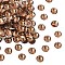 Preciosa® MAXIMA Crystal No Hotfix Flatback Stones, Czech Crystal, Dura Foiling, Round(438 11 615 Chaton Rose), 10210 Lt. Smoked Topaz, SS6(1.9~2.1mm)