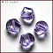 K9 Glass, Imitation Austrian Crystal Beads, Grade AAA, Faceted, Polygon, Lilac, 10mm, Hole: 0.9~1mm