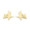201 Stainless Steel Pendants, Witch, Real 18K Gold Plated, 31x35x1mm, Hole: 1.4mm