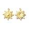 Rack Plating Alloy Pendants, Cadmium Free & Lead Free & Nickle Free, Sun Charm, Matte Gold Color, 28.5x24.5x2mm, Hole: 1.8mm