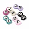 Acrylic Cabochon, with Acrylic Rhinestone, Bowknot, Mixed Color, 22.5x41.5x8mm