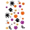 DIY Halloween Vase Fillers , Including ABS Plastic Imitation Pearl Beads, Spider Alloy Pendents, Ghost Resin & Polymer Clay Cabochons, Mixed Color