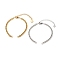 Bracelet Makings, with 304 Stainless Steel Diamond Cut Curb Chains, Cuban Link Chains, Lobster Claw Clasps & Curb Chain Extender & Open Jump Rings, Golden & Stainless Steel Color, 6-3/8 inch(16.3cm), Hole: 2.5mm
