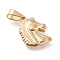 201 Stainless Steel Pendants, Horse Head, Golden, 21x15x3mm, Hole: 8x3mm