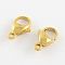 304 Stainless Steel Lobster Claw Clasps, Parrot Trigger Clasps, Manual Polishing, Real 24K Gold Plated, 12x7x4mm, Hole: 1mm