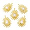 Brass Pendants, Natural Pearl Teardrop Charms, Long-Lasting Plated, Golden, 43.5x30x10.5~11mm, Hole: 1.8mm