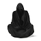 Resin Tealight Candle Holders, Halloween Death Candlestick, Black, 12.8x11.6x15.3cm, Inner Diameter: 4.5cm