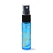 Glass Spray Bottles, Fine Mist Atomizer, with Plastic Dust Cap & Refillable Bottle, with Fortune Cat Pattern & Chinese Character, Light Blue, 2x9.6cm, Hole: 9.5mm, Capacity: 10ml(0.34fl. oz)
