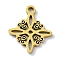 304 Stainless Steel Charms, Laser Cut, Witch Knot Charms, Golden, 13x11x1mm, Hole: 1mm