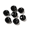 K9 Glass Imitation Austrian Crystal Beads, Faceted, Rondelle, Black, 8x5~5.5mm, Hole: 1.2~1.5mm
