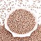 CCB Plastic Round Beads, PeachPuff, 3x2.5mm, Hole: 1.2mm