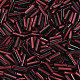 Непрозрачные цвета двухцветные стеклянные бусины из стекляруса SEED-T006-02A-01-3