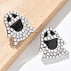 Серьги-гвоздики из латуни из АБС-пластика с искусственным жемчугом EJEW-B132-02P-3
