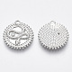 Латунные микро проложить кубического циркония подвески KK-R130-006P-NF-2