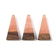 Подвески из смолы и дерева WOOD-F015-03G-1