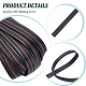 Кожаный шнур из микрофибры WL-WH0004-05B-4