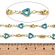 Латунные сердечные цепи KK-D368-03G-B-2