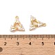 Латунные микропаве прозрачные кубические циркониевые подвески KK-E098-07G-3
