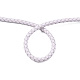 Плетеный шнур коровья кожа NWIR-N005-01R-5mm-4