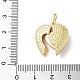 Латунные микро проложить кубического циркония подвески KK-Q068-16G-3