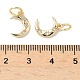 Латунные микро проложить кубического циркония подвески KK-D386-15G-02-3