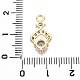 Латунные микро проложить кубического циркония подвески KK-T070-48G-3