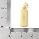 Латунные микро проложить кубического циркония подвески KK-K298-24B-G-3