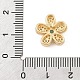 Латунные микро проложить кубического циркония слайд подвески ZIRC-I068-19G-4