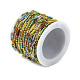 Ионное покрытие (ip) цепи из нержавеющей стали 304 AJEW-Q150-02G-01-3