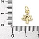 Подвески-деревья из латунного микропаве из кубического циркония KK-K368-51G-3