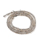 Серые натуральные бусины из агата  G-Q004-B01-02-3