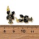 Латунные микро проложить кубического циркония подвески KK-F911-19G-01-3