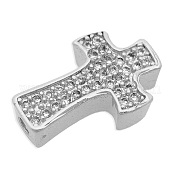 Латунные микропаве из прозрачного кубического циркония KK-T030-LA840-1X3
