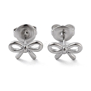 Серьги-гвоздики из нержавеющей стали 304 EJEW-P258-33P