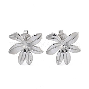 Серьги-гвоздики из нержавеющей стали 304 EJEW-P258-34P