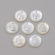 Подвески из пресноводных оболочек SHEL-Q010-011P