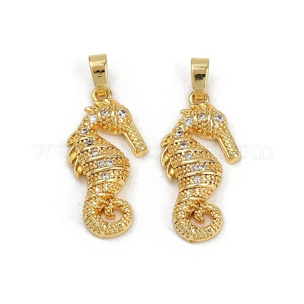 Латунные микро проложить кубического циркония подвески KK-C093-14G-1