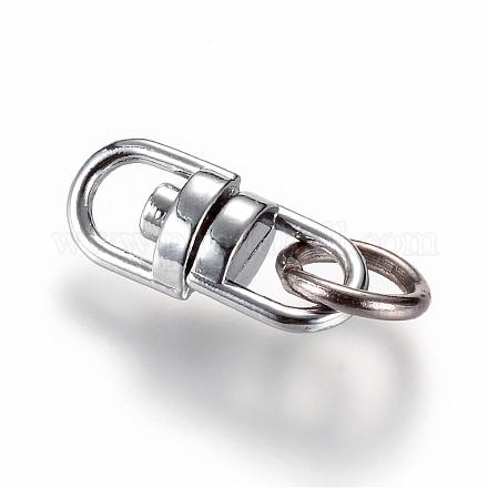 Алюминиевый двухсторонний поворотный крючок с проушиной PALLOY-T010-09P-1